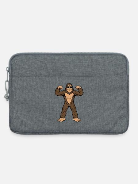 Bigfoot muskulöse dunkle Brille - Laptoptasche 13" - Grau meliert