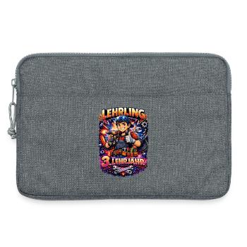 3. Lehrjahr - Ich kann es. - Laptoptasche 13" - Grau meliert - Vorne