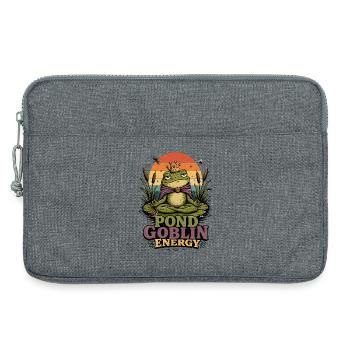 Yoga Grenouille Méditation Yoga Grenouille Pilates Grenouille - Sacoche pour ordinateur portable 13 pouces - gris chiné - Devant