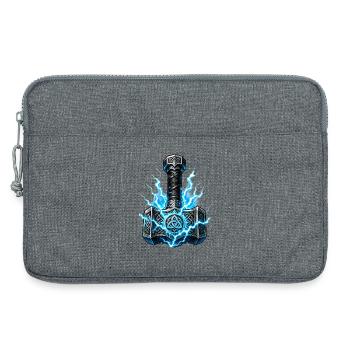 Lightning Hammer Celtic Power - Laptop bag 13" - heather grey - Front