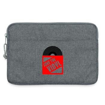 save the vinyl - Laptoptasche 13" - Grau meliert - Vorne