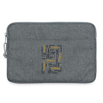 Ruhrpott - Laptoptasche 13" - Grau meliert - Vorne