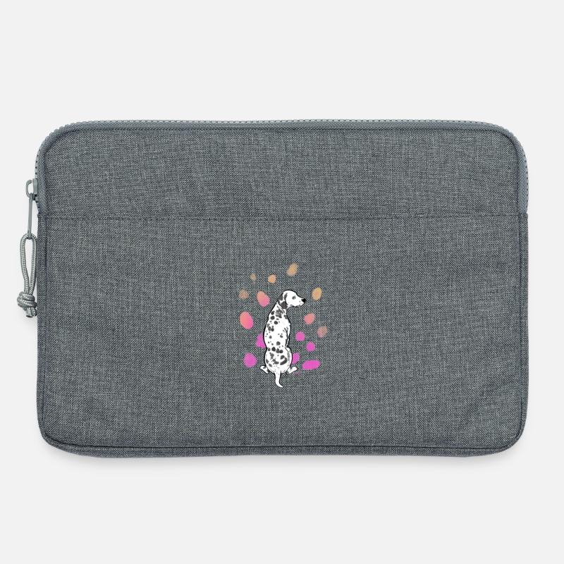 Dalmatiner bunt 03 - Laptoptasche 13" - Grau meliert