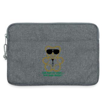 Ich ben so cool wie min Götti - Laptoptasche 13" - Grau meliert - Vorne