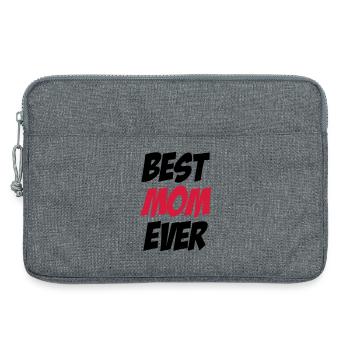Best Mom Ever - Laptoptasche 13" - Grau meliert - Vorne
