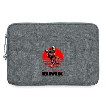 BMX Bike - Laptop bag 13" - heather grey - Front