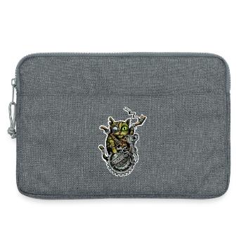 STEAMCATPUNX 01 - Sacoche pour ordinateur portable 13 pouces - gris chiné - Devant