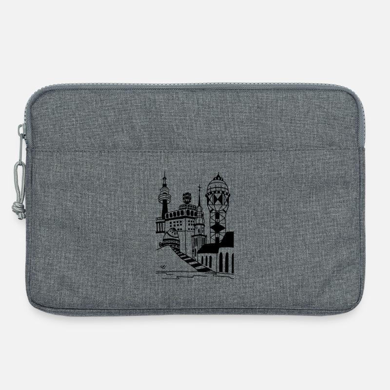 Dortmund H - Laptoptasche 13" - Grau meliert