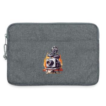 Fotograf - Laptoptasche 13" - Grau meliert - Vorne