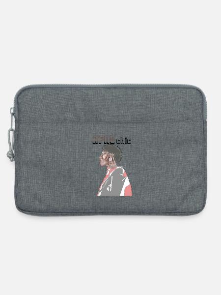 Afro-Chic - Laptoptasche 13" - Grau meliert