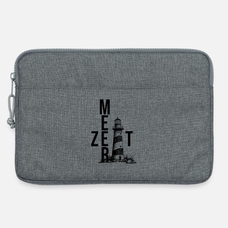Meer Zeit - Laptoptasche 13" - Grau meliert