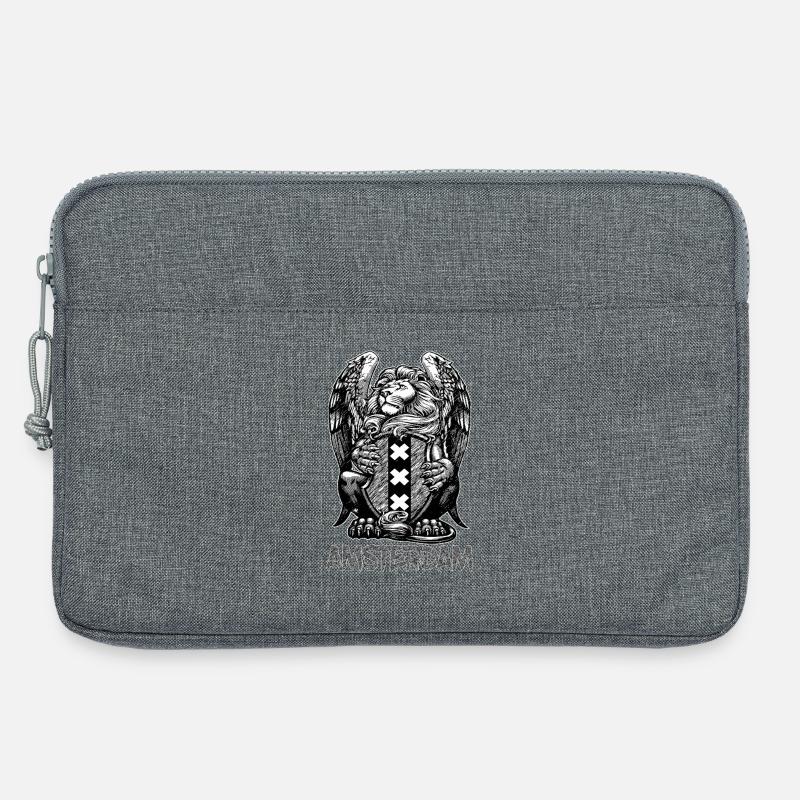 Löwe Amsterdam - Laptoptasche 13" - Grau meliert