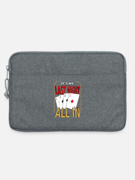 Last Night JGA - Laptoptasche 13" - Grau meliert
