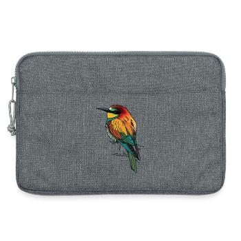 Bee-eater - Laptop bag 13" - heather grey - Front