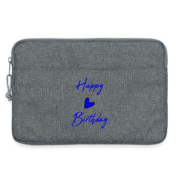 ALLES GUTE ZUM GEBURTSTAG. ALLES GUTE ZUM GEBURTSTAG. JAHRESTAG. - Laptoptasche 13" - Grau meliert - Vorne