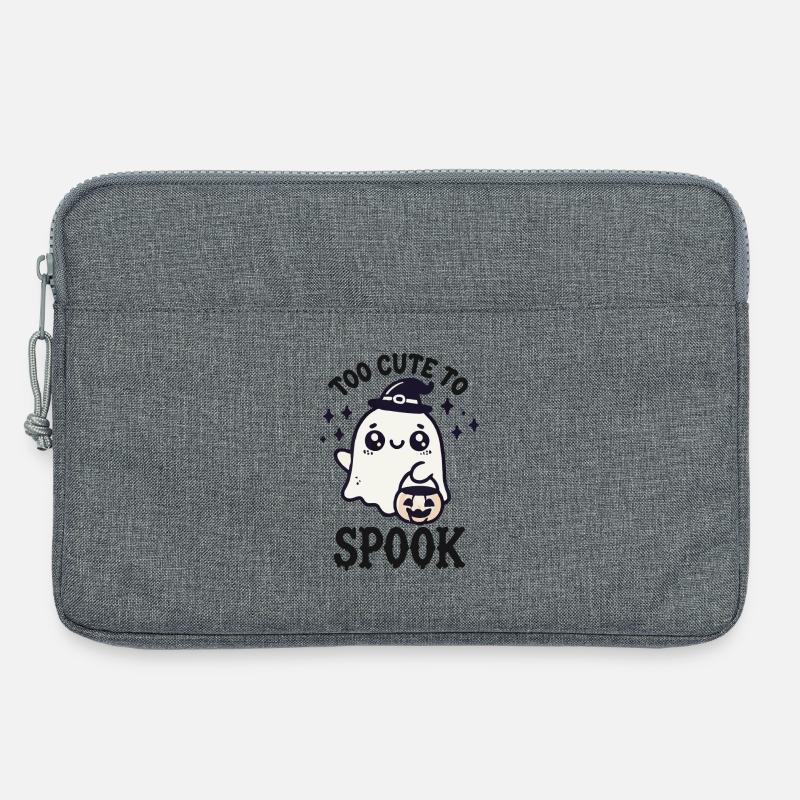 Cute Ghost Too cute to spook - Laptoptasche 13" - Grau meliert