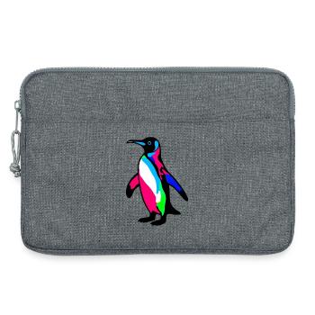 Penguin - Laptop bag 13" - heather grey - Front