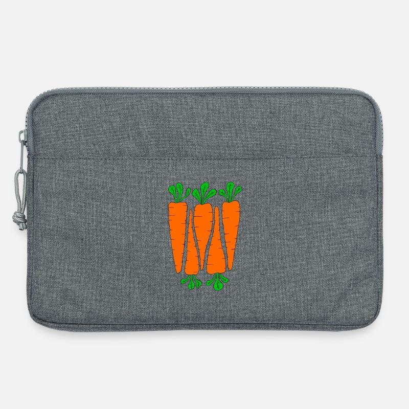 Karotten - Laptoptasche 13" - Grau meliert