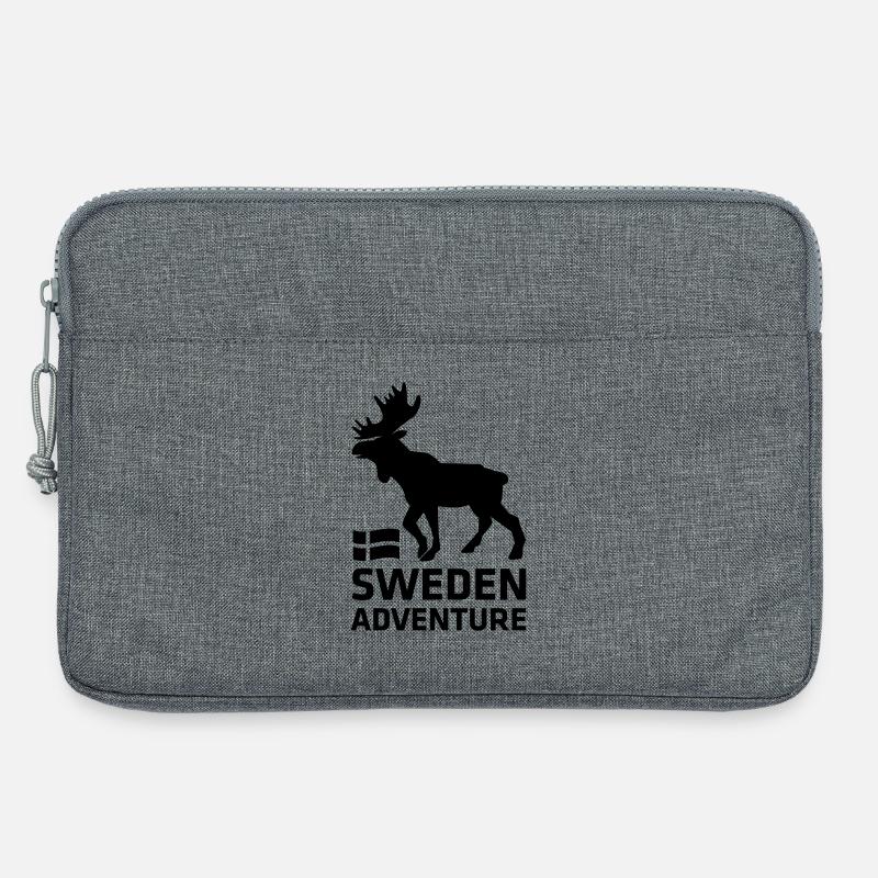 Sweden Adventure - Laptoptasche 13" - Grau meliert