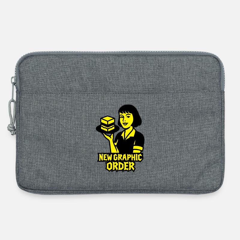 New Graphic Order #1 - Laptoptasche 13" - Grau meliert