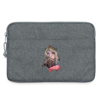 1-10_The_One_Who_Saw_Too_Much - Laptoptasche 13" - Grau meliert - Vorne