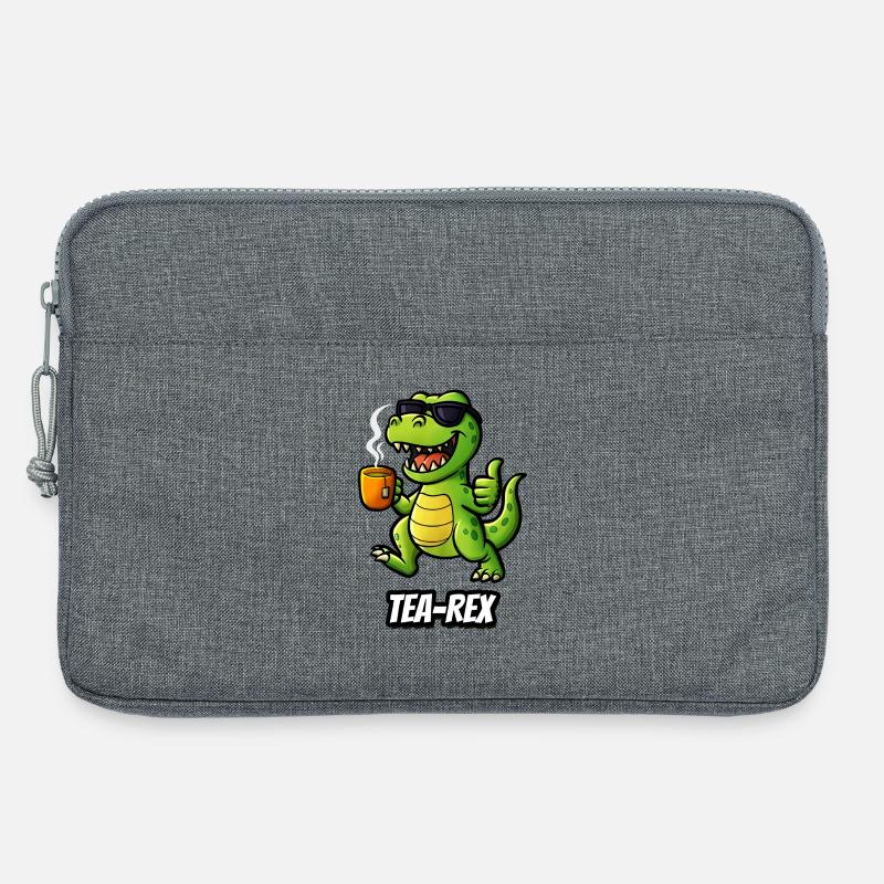 Tea-Rex - Laptoptasche 13" - Grau meliert