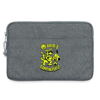David's Campsite - Laptop bag 13" - heather grey - Front