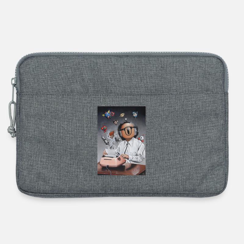Isaac the Bot - Laptop bag 13" - heather grey