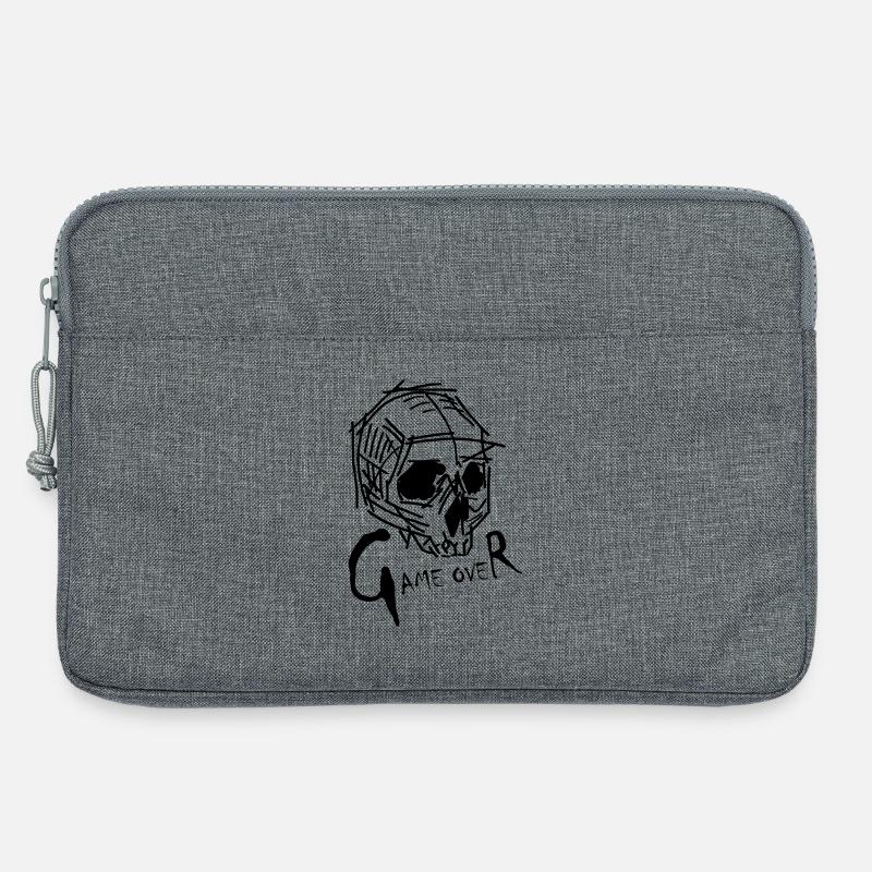 Game Over - Laptoptasche 13" - Grau meliert