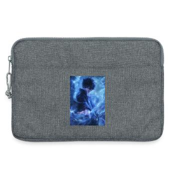 Fantasy Azure Flame - Laptop bag 13" - heather grey - Front
