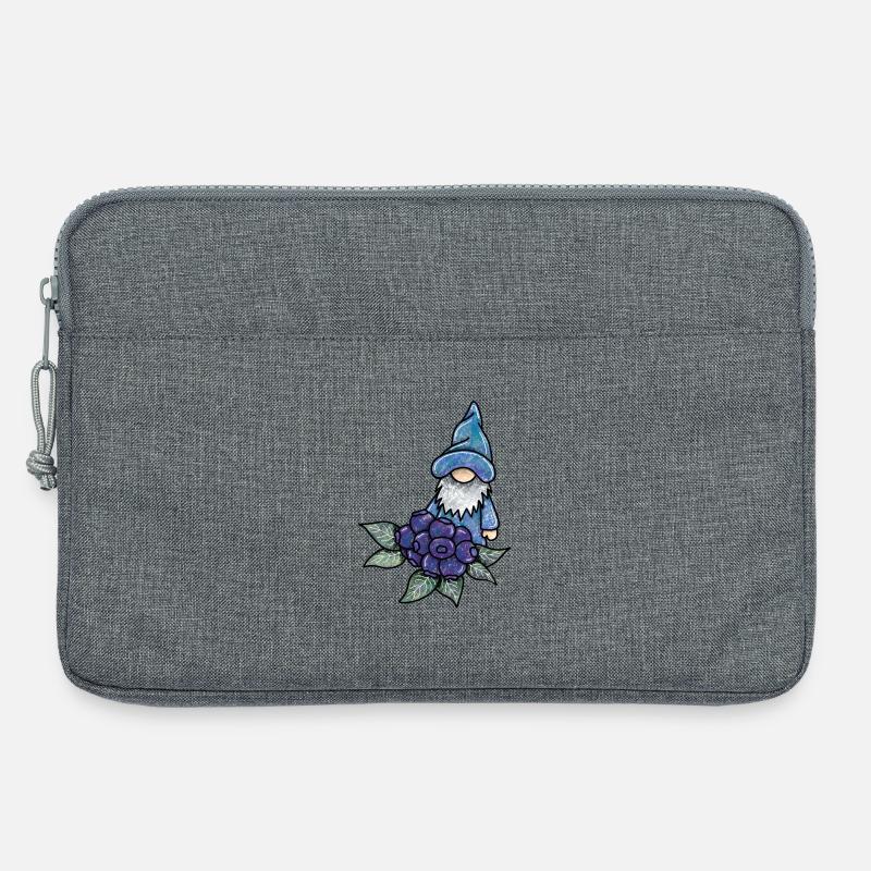 Heidelbeer-Wichtel - Laptoptasche 13" - Grau meliert