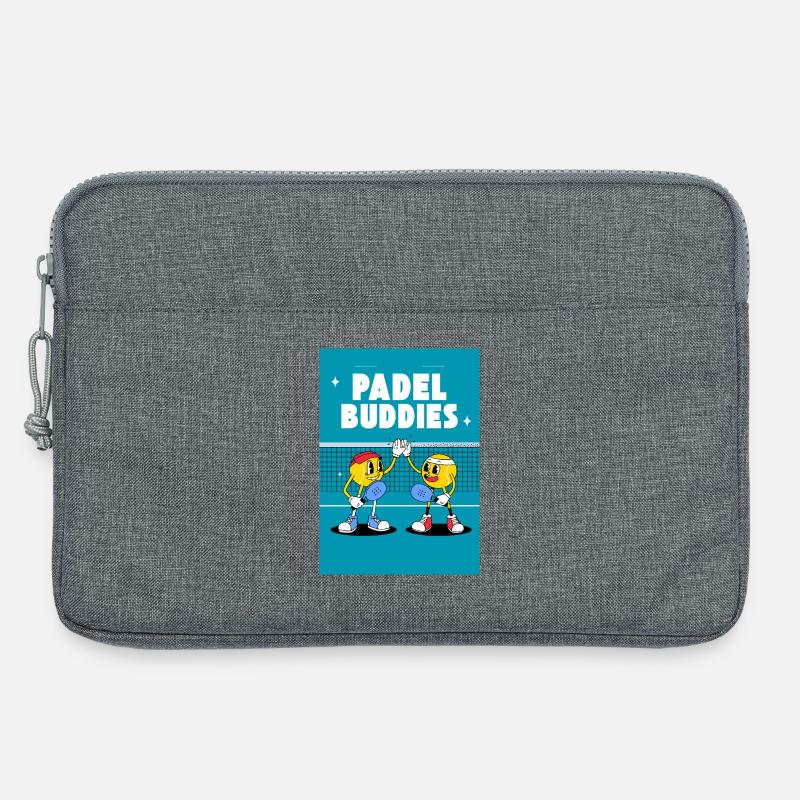 Padel Buddies High Five Duo - Laptoptasche 13" - Grau meliert