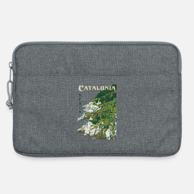 KATALONIEN - Laptoptasche 13" - Grau meliert