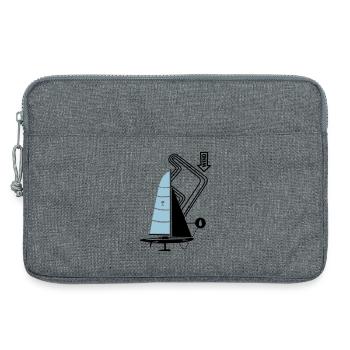 Parcours de régate moderne de voilier Yacht Yacht - Sacoche pour ordinateur portable 13 pouces - gris chiné - Devant