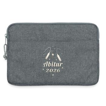 Abitur 2026 Fireworks Abi 2026 Matura 2026 - Laptop bag 13" - heather grey - Front