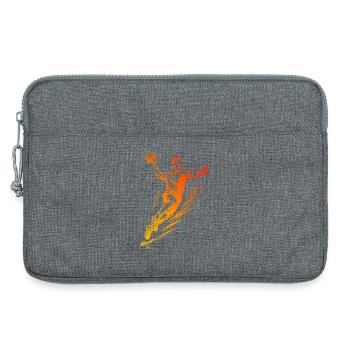 Œuvres modernes de handball pour hommes - Sacoche pour ordinateur portable 13 pouces - gris chiné - Devant