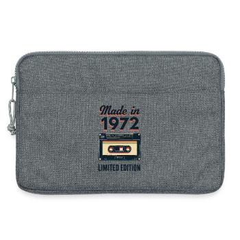 Produit en 1972 – Édition limitée - Sacoche pour ordinateur portable 13 pouces - gris chiné - Devant