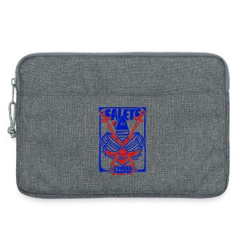 Dirt of self-love - Laptop bag 13" - heather grey - Front