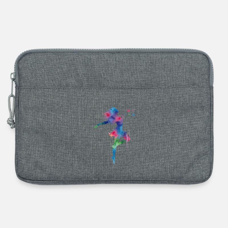 Wild und frei - Laptoptasche 13" - Grau meliert