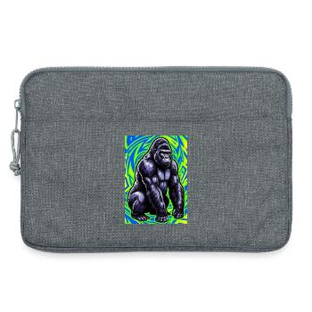 gorille - Sacoche pour ordinateur portable 13 pouces - gris chiné - Devant