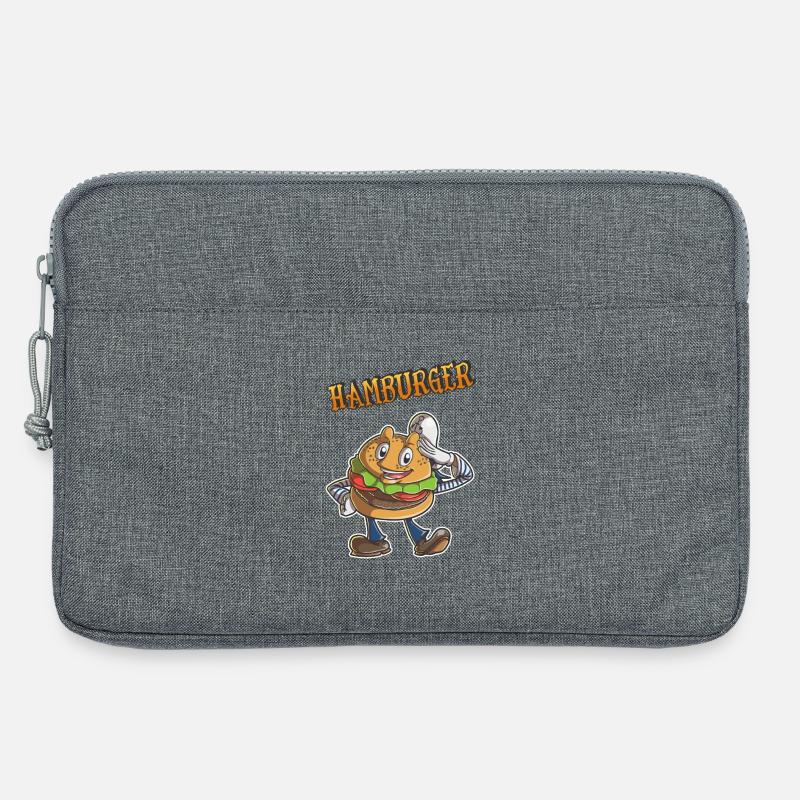 Hamburger - Laptoptasche 13" - Grau meliert