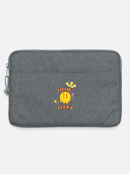 Feelin' Lucky Grafik - Laptoptasche 13" - Grau meliert