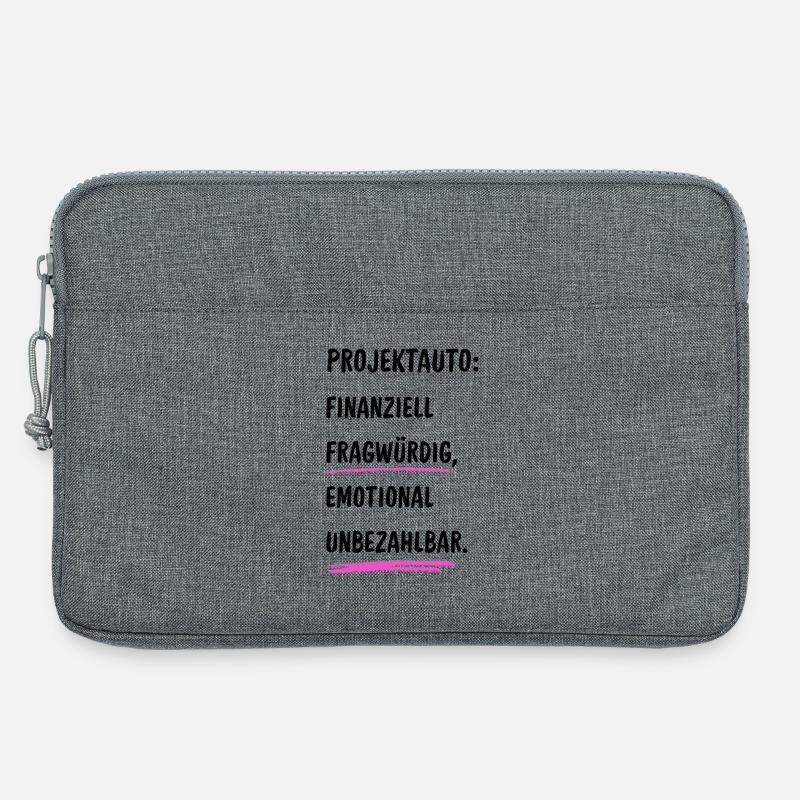 Projektauto - Laptoptasche 13" - Grau meliert