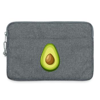 avocat - Sacoche pour ordinateur portable 13 pouces - gris chiné - Devant