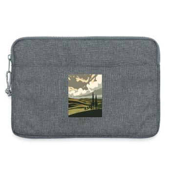 Rhön Vintage Landscape | National Park Style - Laptoptasche 13" - Grau meliert - Vorne