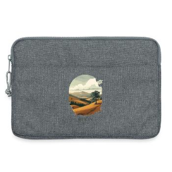 Rhön Vintage Landscape | National Park Style - Laptoptasche 13" - Grau meliert - Vorne