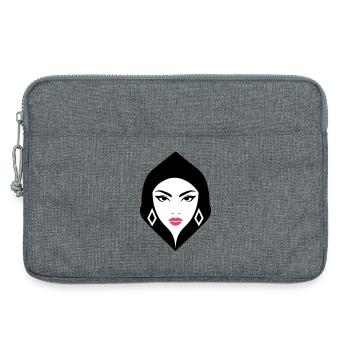 BW Woman Geometrische Schönheit, die Aufmerksamkeit erregt - Laptoptasche 13" - Grau meliert - Vorne