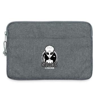 Alien Space – Sci-Fi Retro Weltraum Design - Laptop bag 13" - heather grey - Front