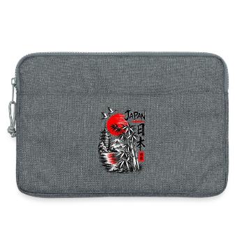 Japan – Land der aufgehenden Sonne - Laptoptasche 13" - Grau meliert - Vorne
