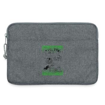 Funny Frog life - Laptoptasche 13" - Grau meliert - Vorne